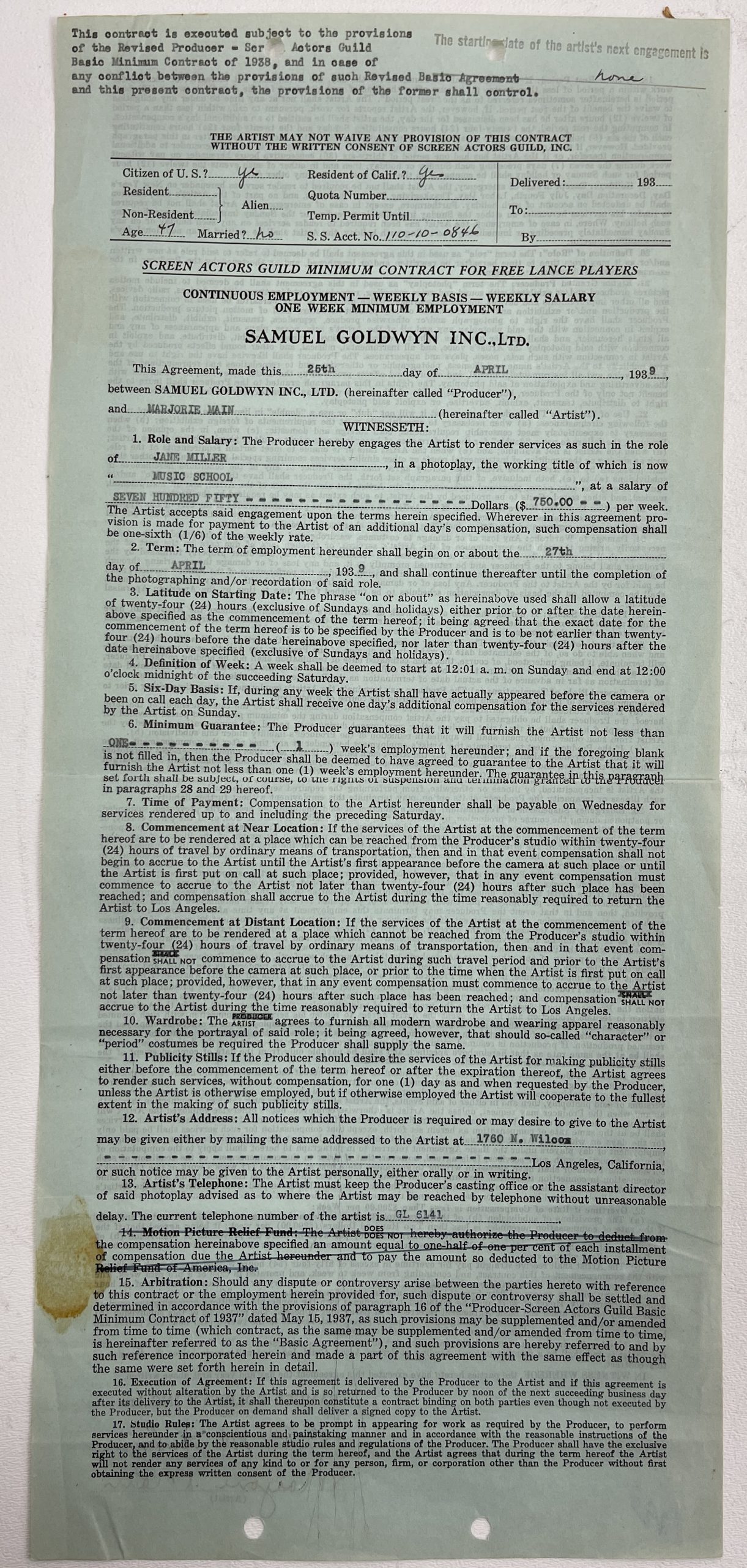 321-1 - Los Angeles Estate Auction